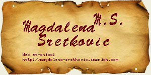 Magdalena Sretković vizit kartica